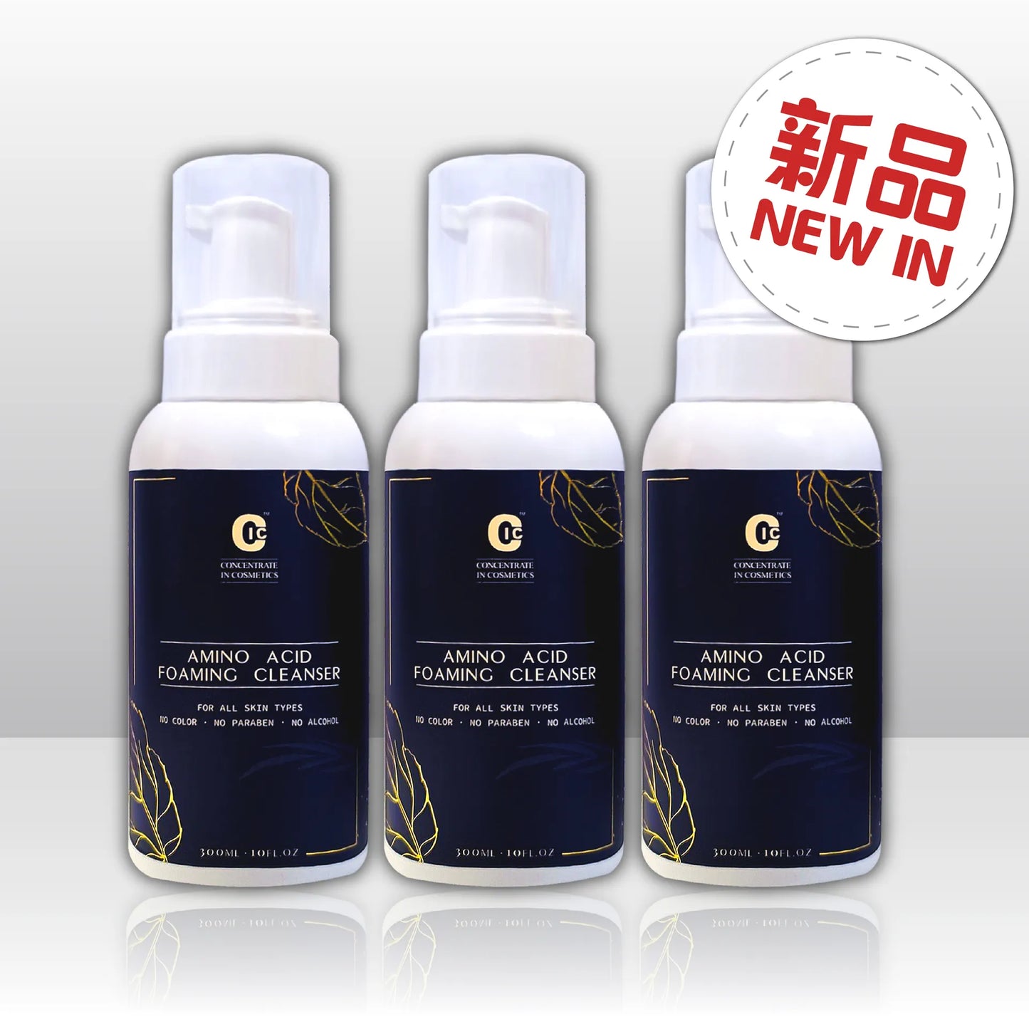 胺基酸泡沫潔顏卸妝露 300ml